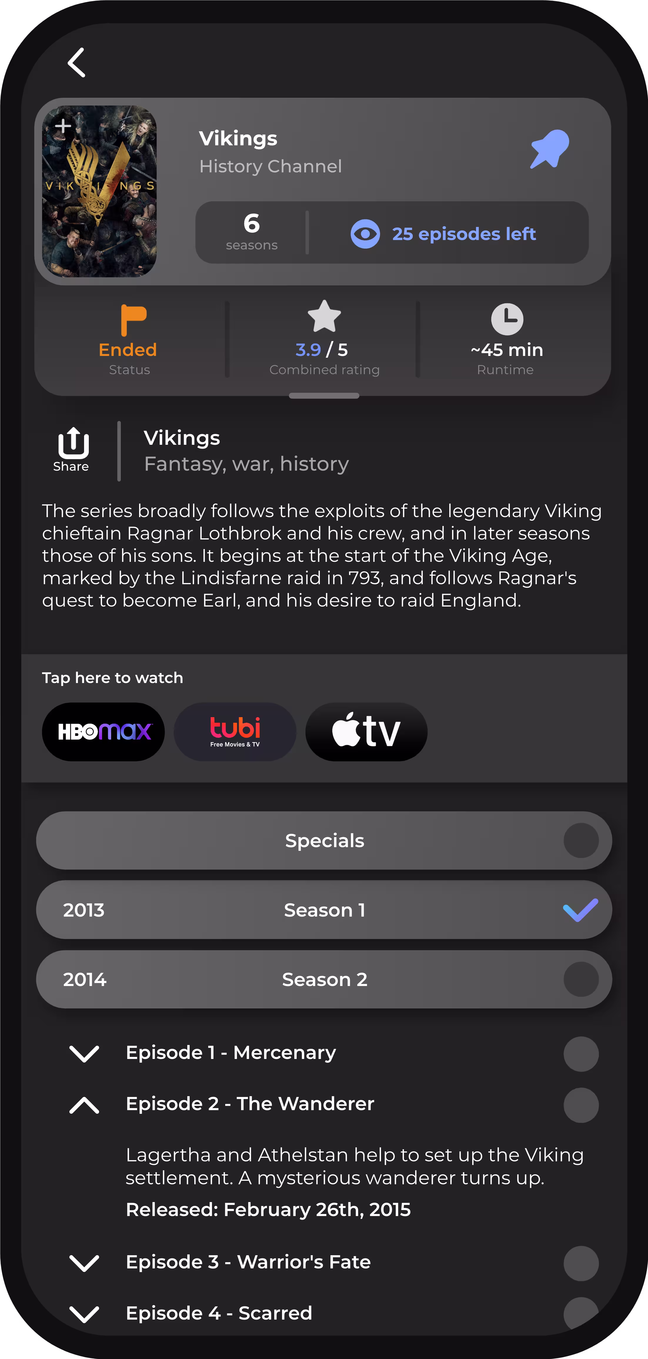Watchlist Screenshot